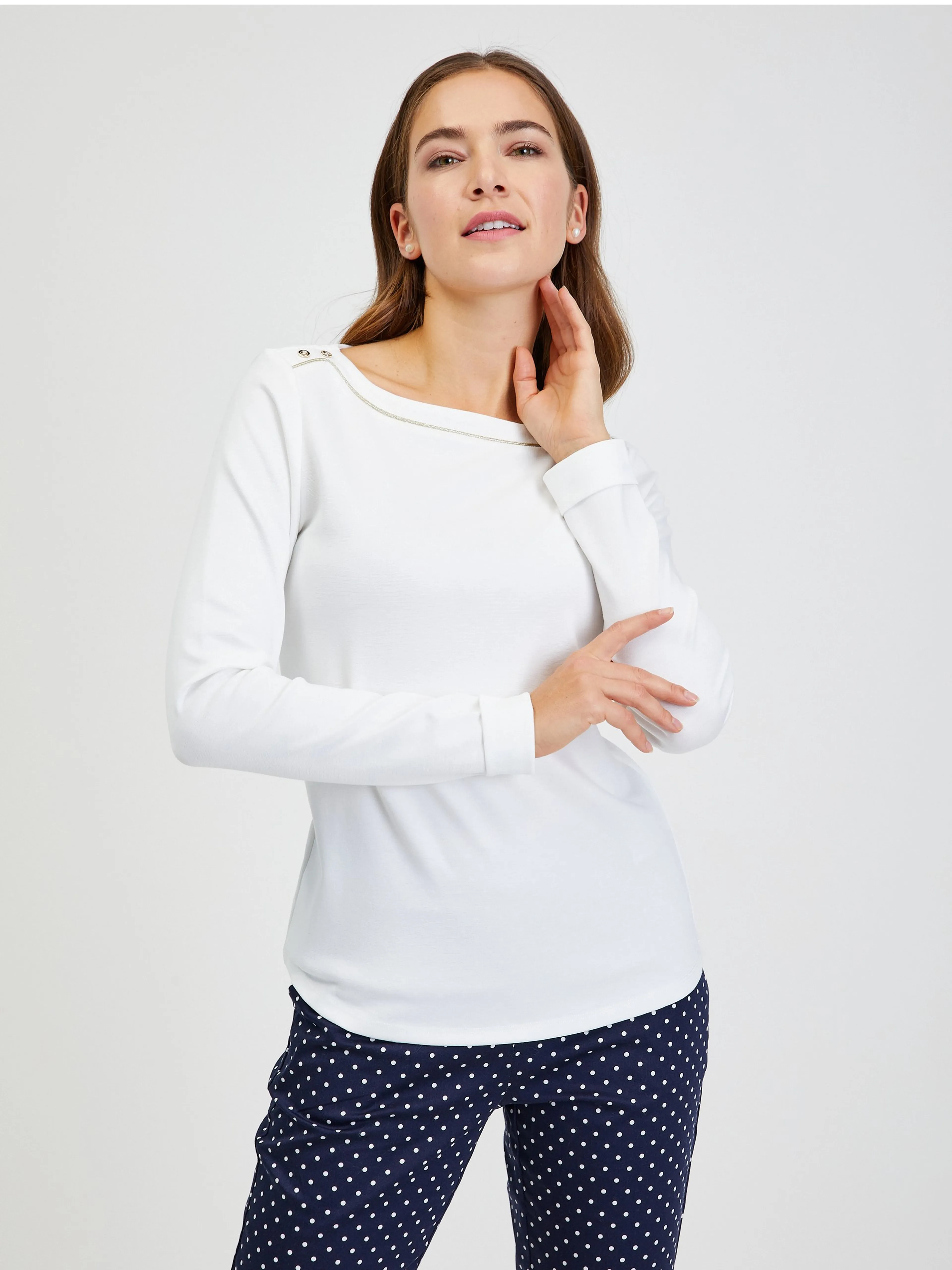 Weißes Damen T-Shirt ORSAY