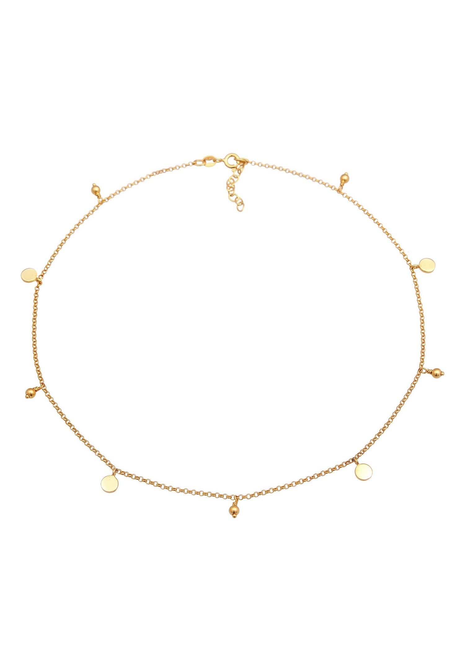 Gargantilla Elli para mujer, estilo bohemio, plata de ley 925