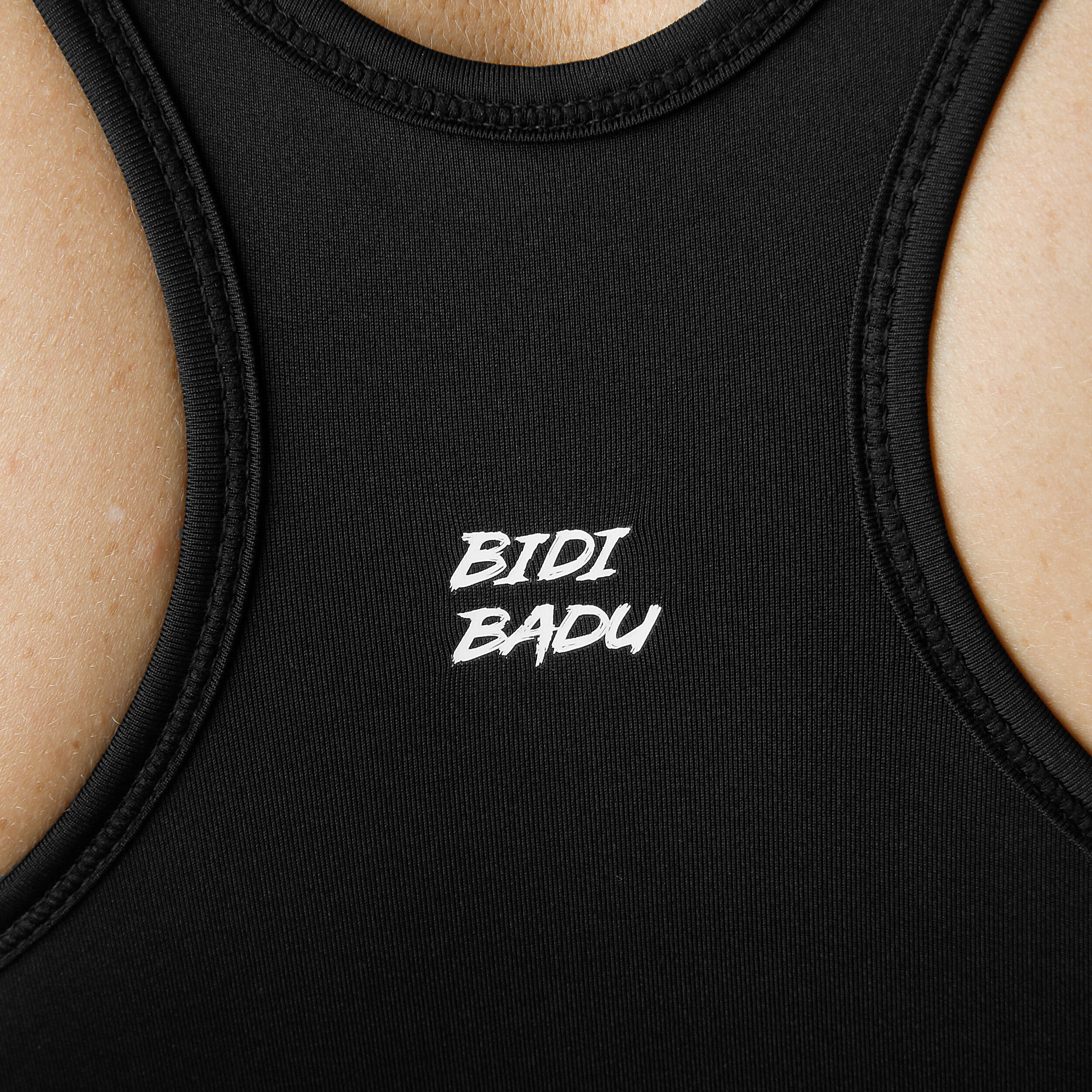 Jude Tech Sport-BH Damen - Schwarz, Weiß