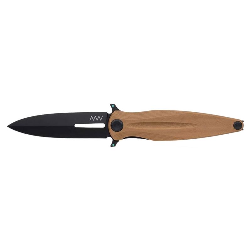 ANV Knives Z400 DLC Black G10 Coyote ANVZ400-007