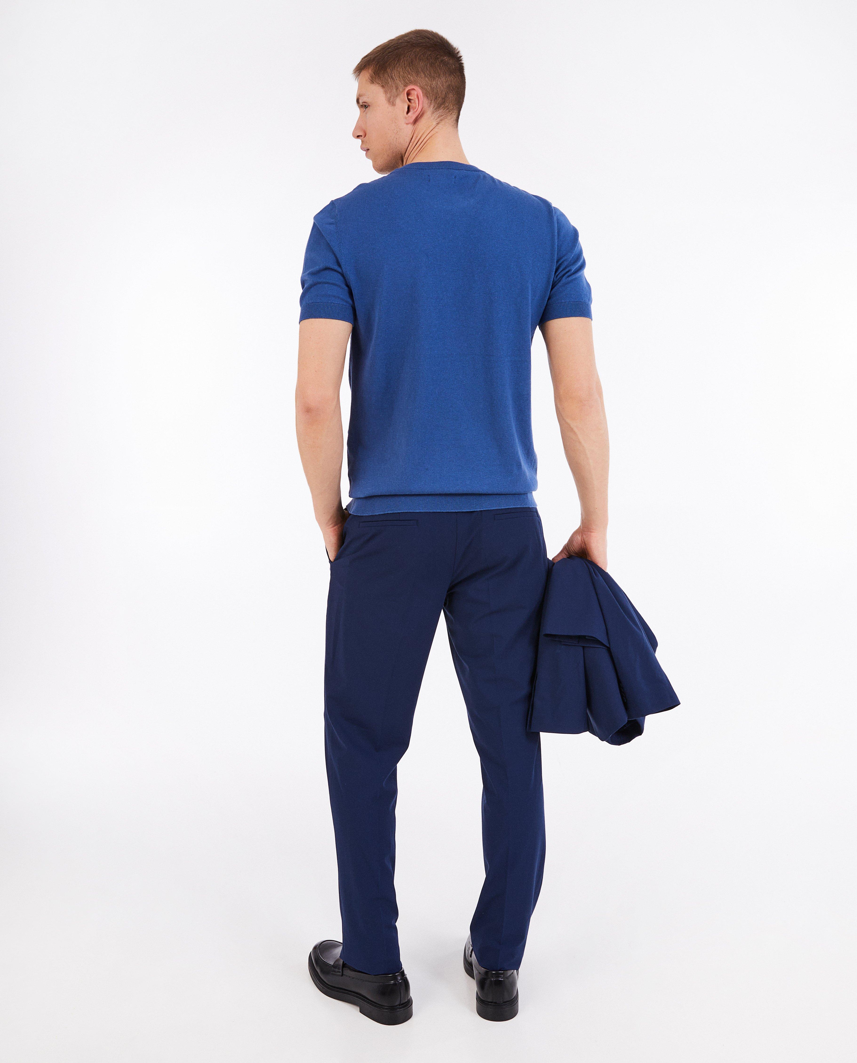 Pantaloni de costum Iveo albastru închis, albastru închis