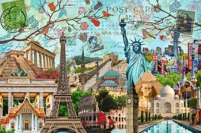 Puzzle 5000 Teile - Big City Collage