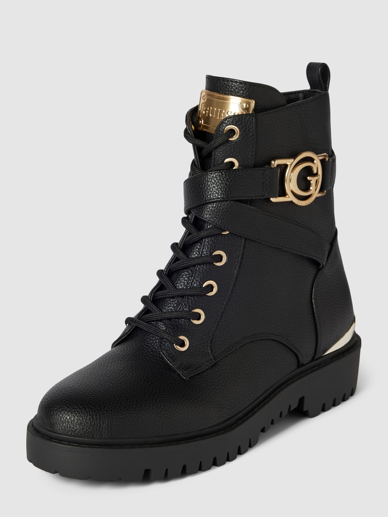 Boots in Leder-Optik Modell 'ODANNA' in schwarz