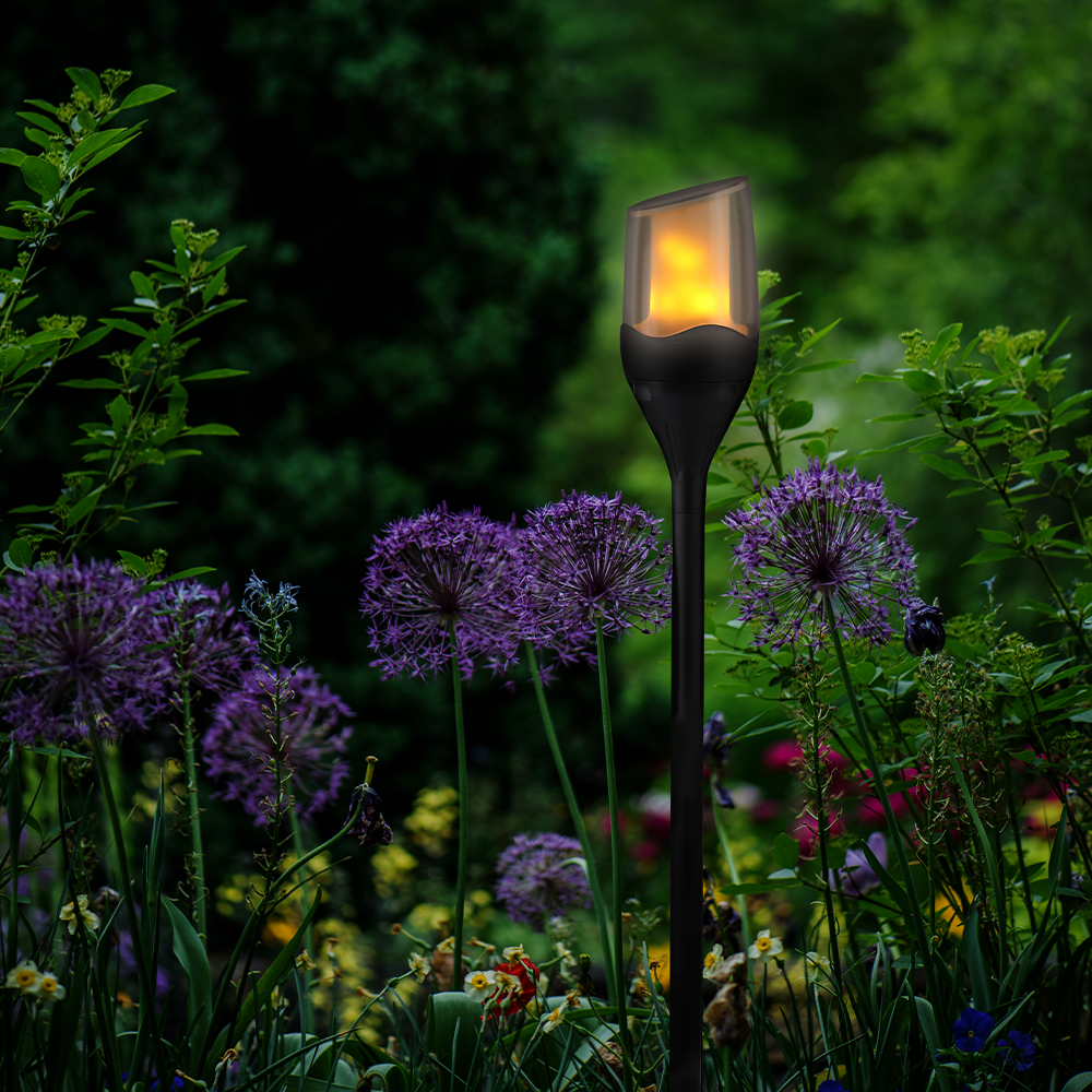 I-Glow LED Solar Gartenfackel