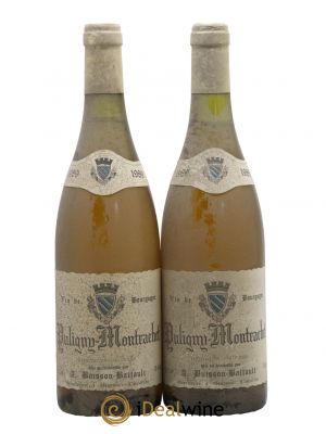 Puligny-Montrachet Domaine Buisson Battault 1989 - Lot de 2 Bouteilles