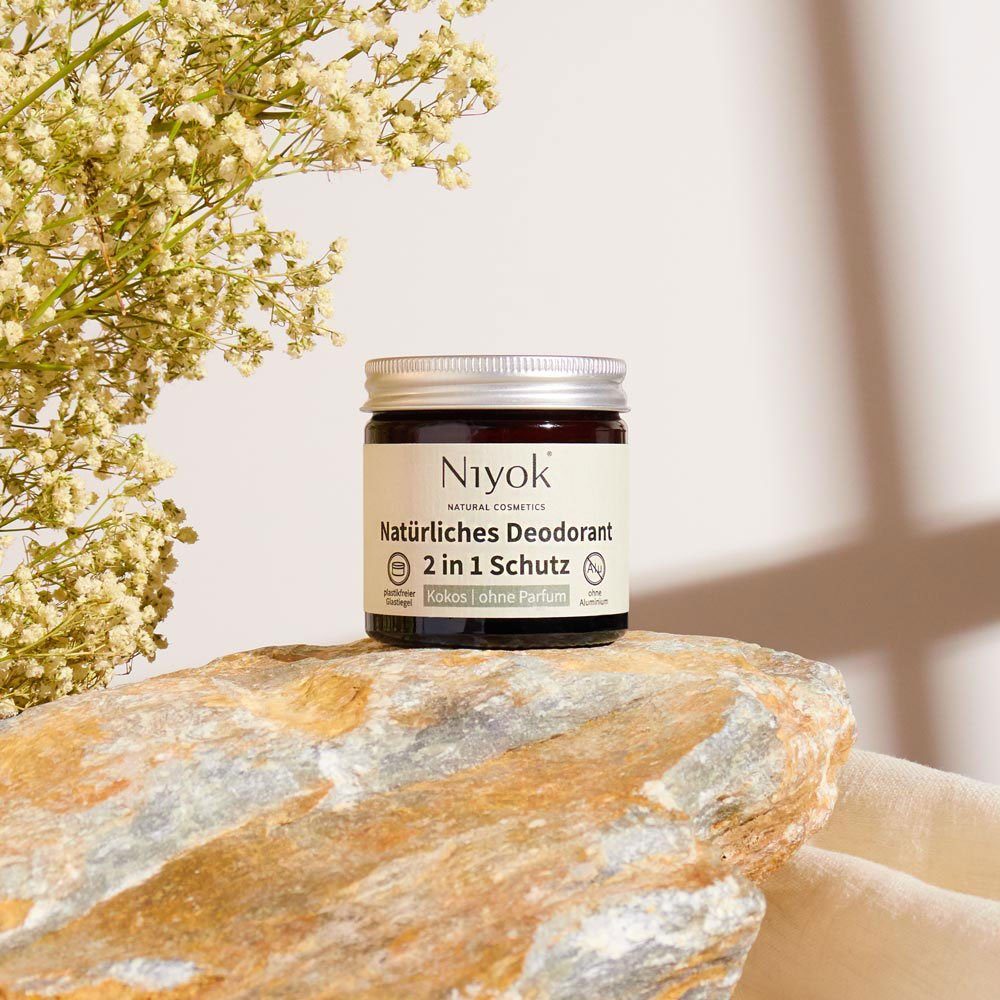 Niyok Deo-Creme Deodorant in Kokos, 40 ml