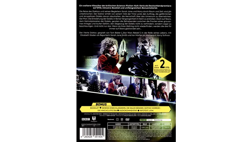 Doctor Who - Vierter Doktor - Genesis der Daleks  [2 DVDs]