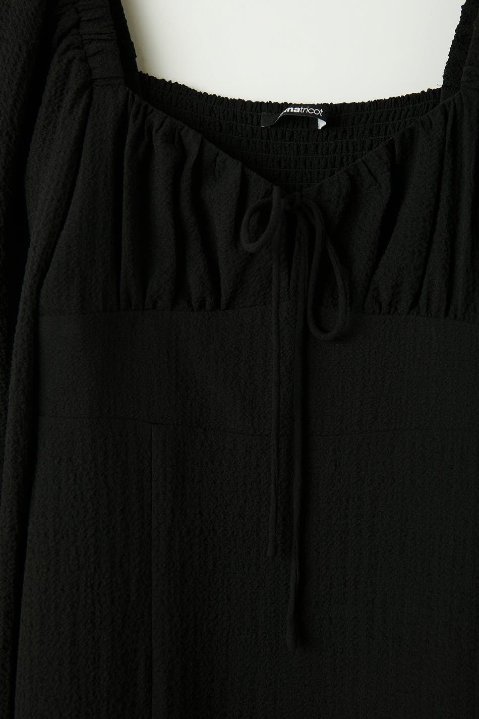 Gathered bust midi dress