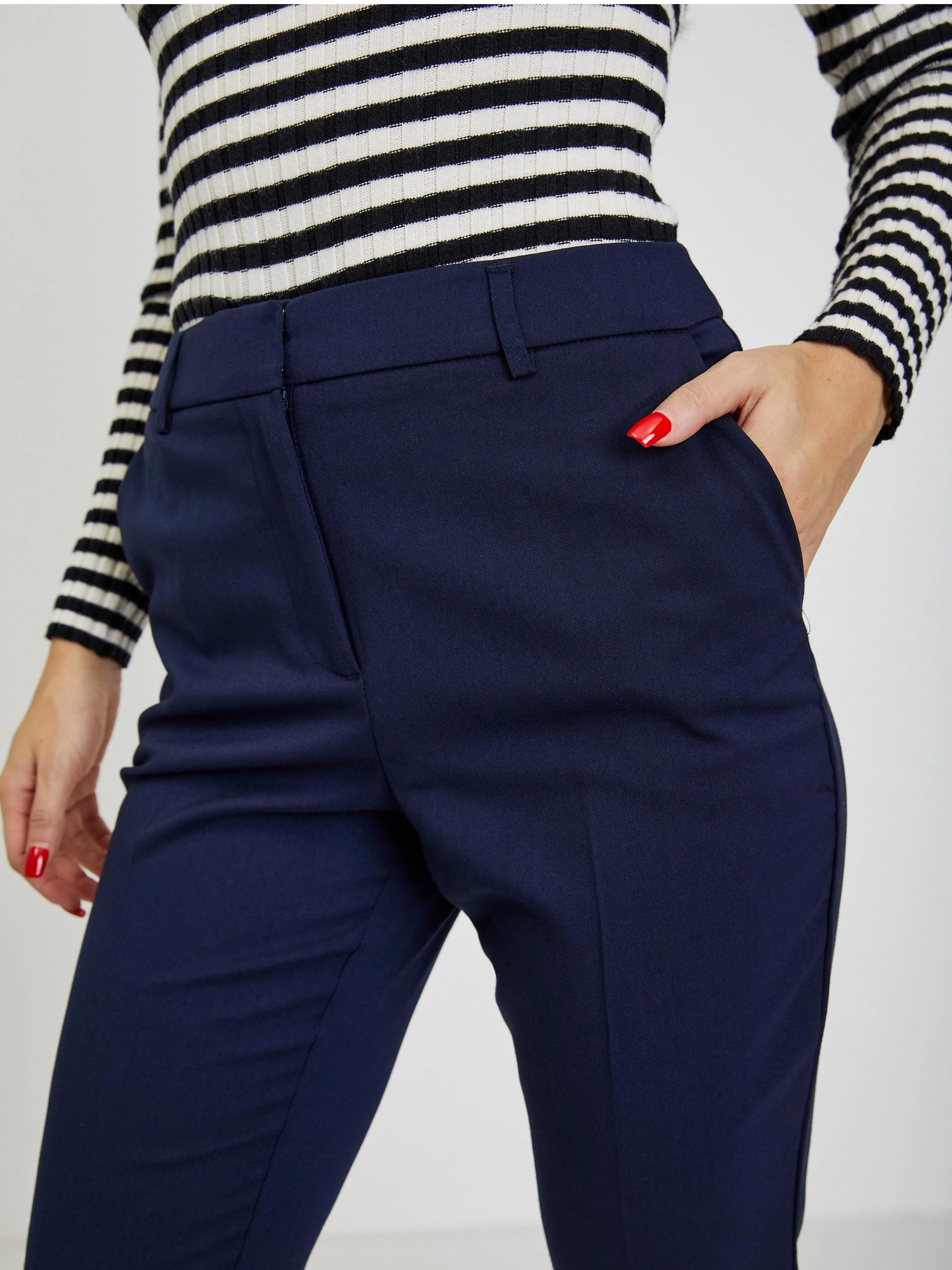 Dunkelblaue Damenhose ORSAY
