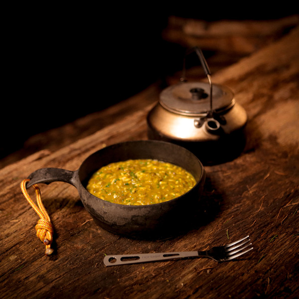 VEGAN DAAL WITH RICE - Outdoor Essen