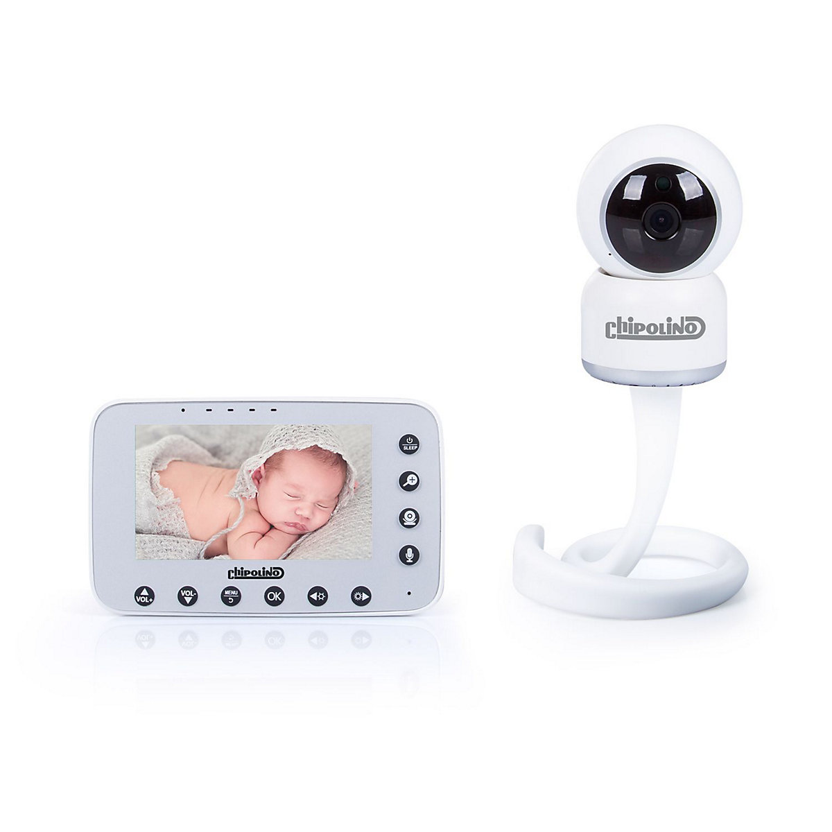 Video-Babyphone Atlas 4,3 Zoll Nachtsicht Babyphone