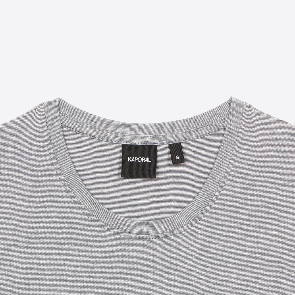 PINCA  T-shirt bleu rayé Garçon en 100% coton