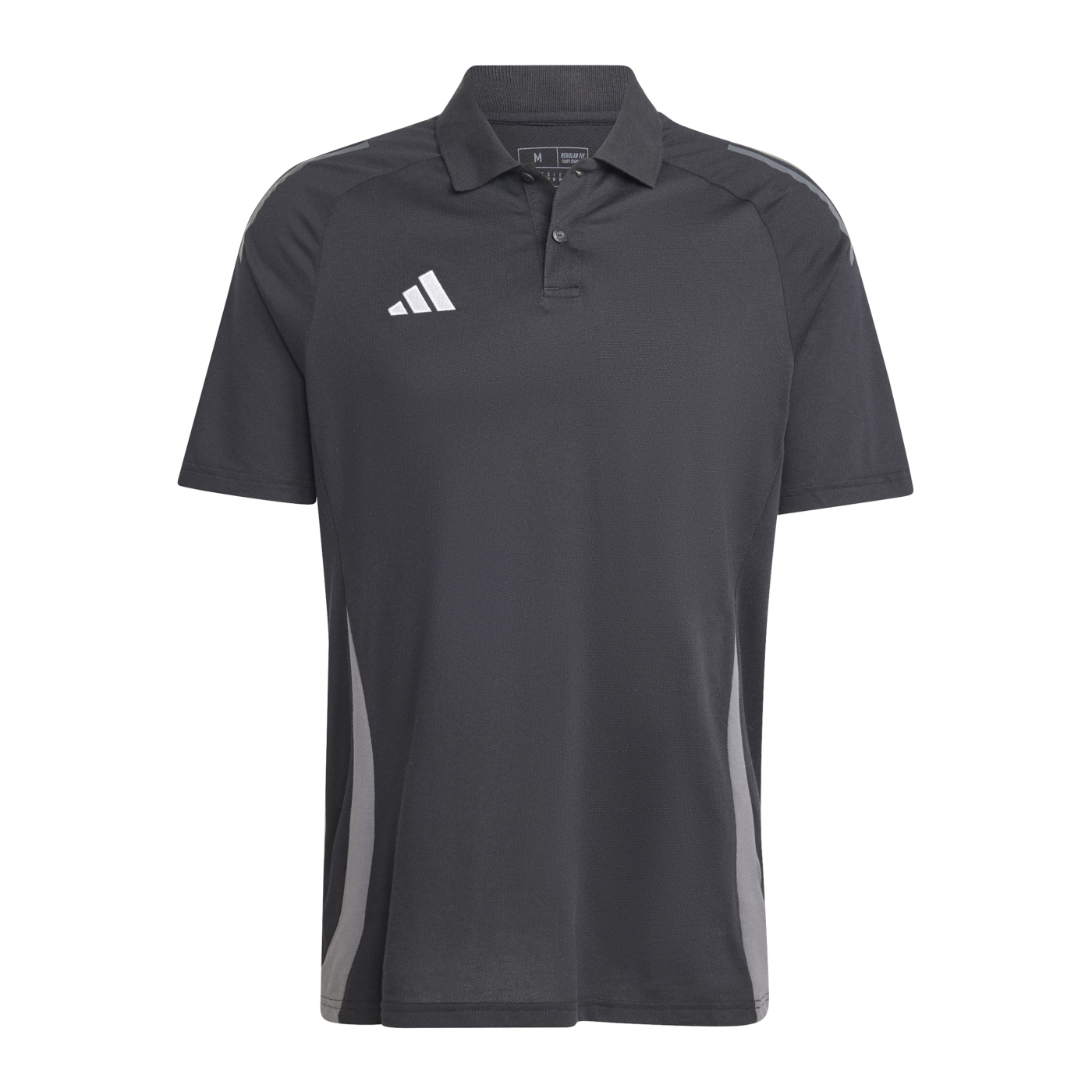 adidas Tiro 24 Comp Poloshirt Schwarz Grau