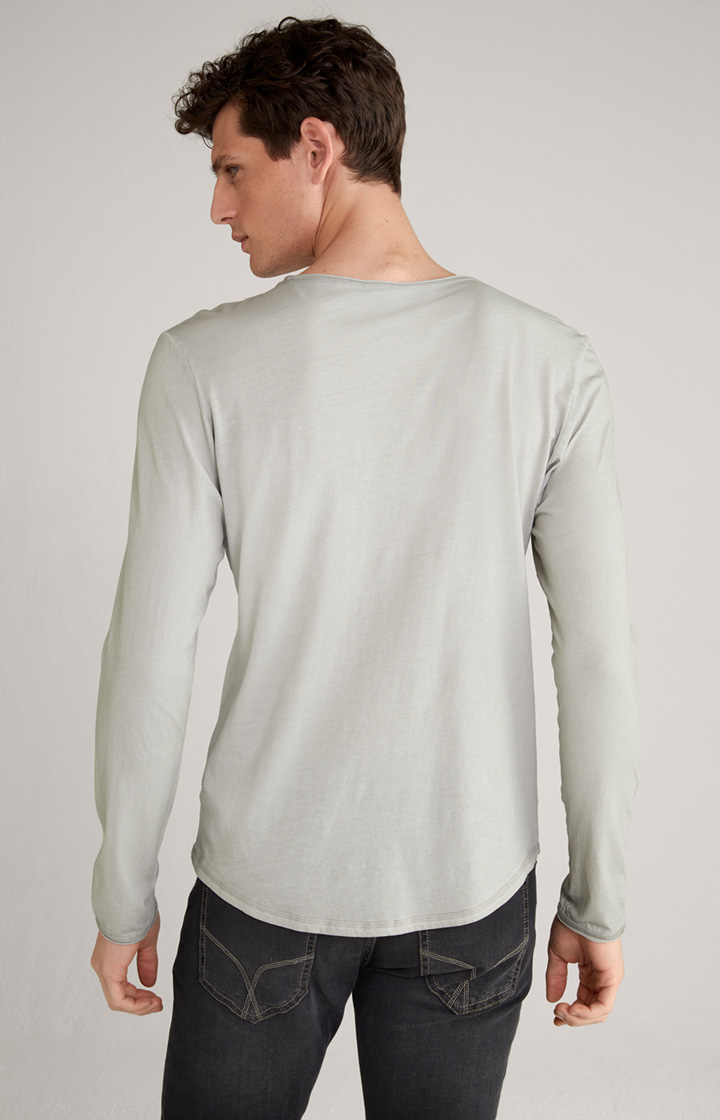 Longsleeve Carlos in Silber meliert