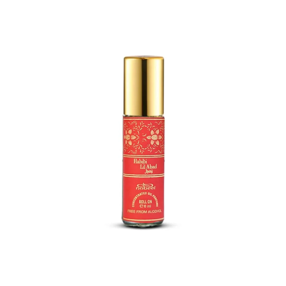 Perfume en Aceite Habibi Lil Abad Ruby Roll On Oil Perfume - Huile de Parfum Unisex, Huile de Parfum, Parfum