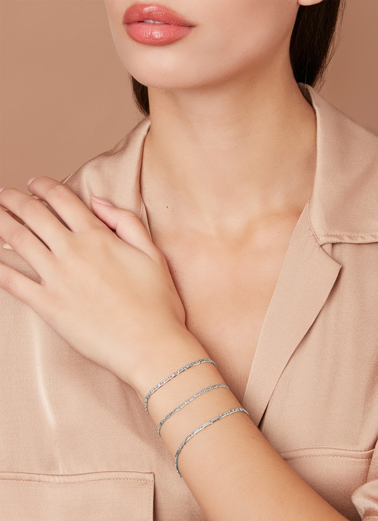 Brățară din aur alb cu gheare de diamante, Timeless Treasures