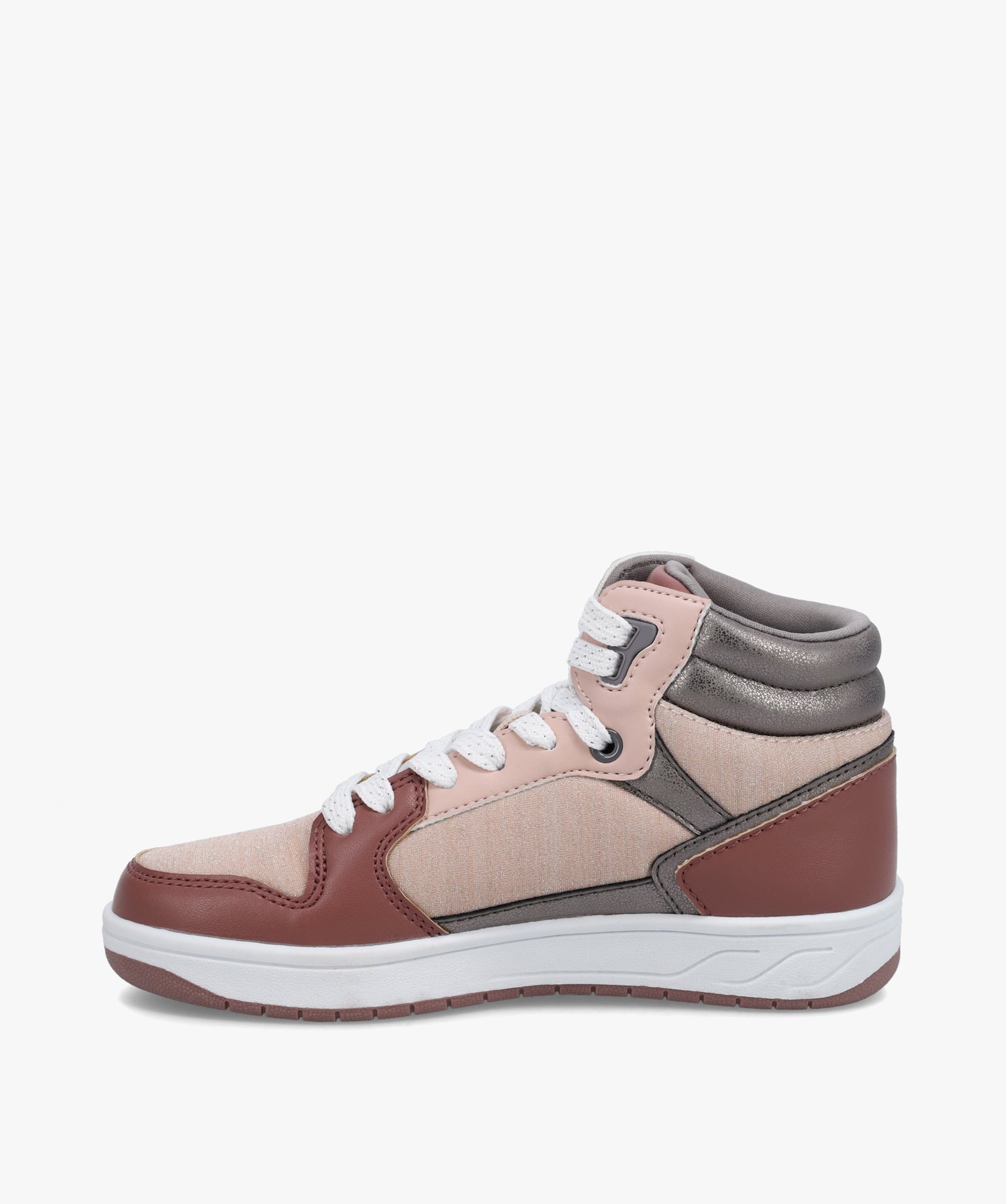 Baskets fille mid-cut à détails brillants - Camps United rose | GEMO
