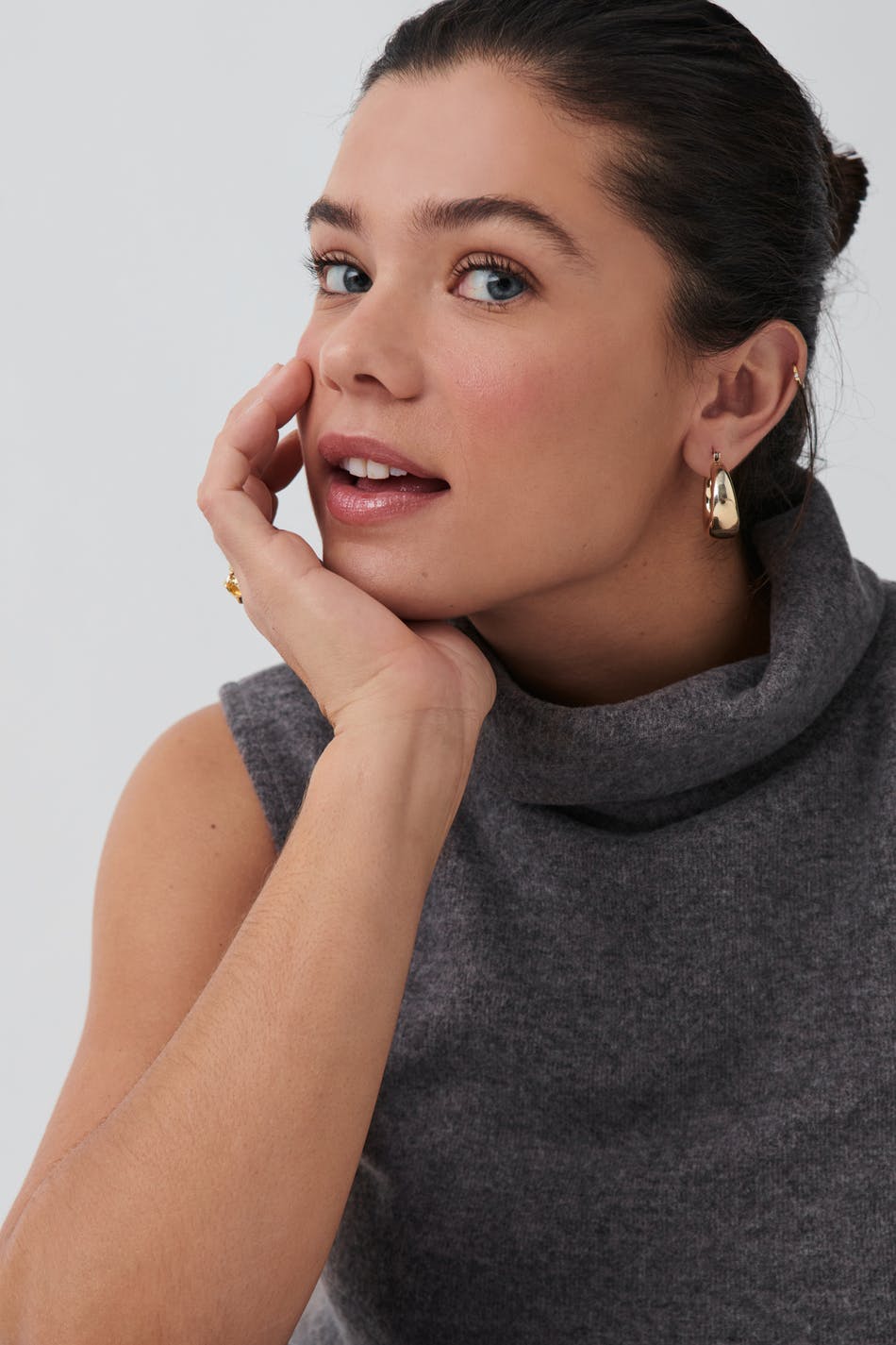 Soft turtleneck top