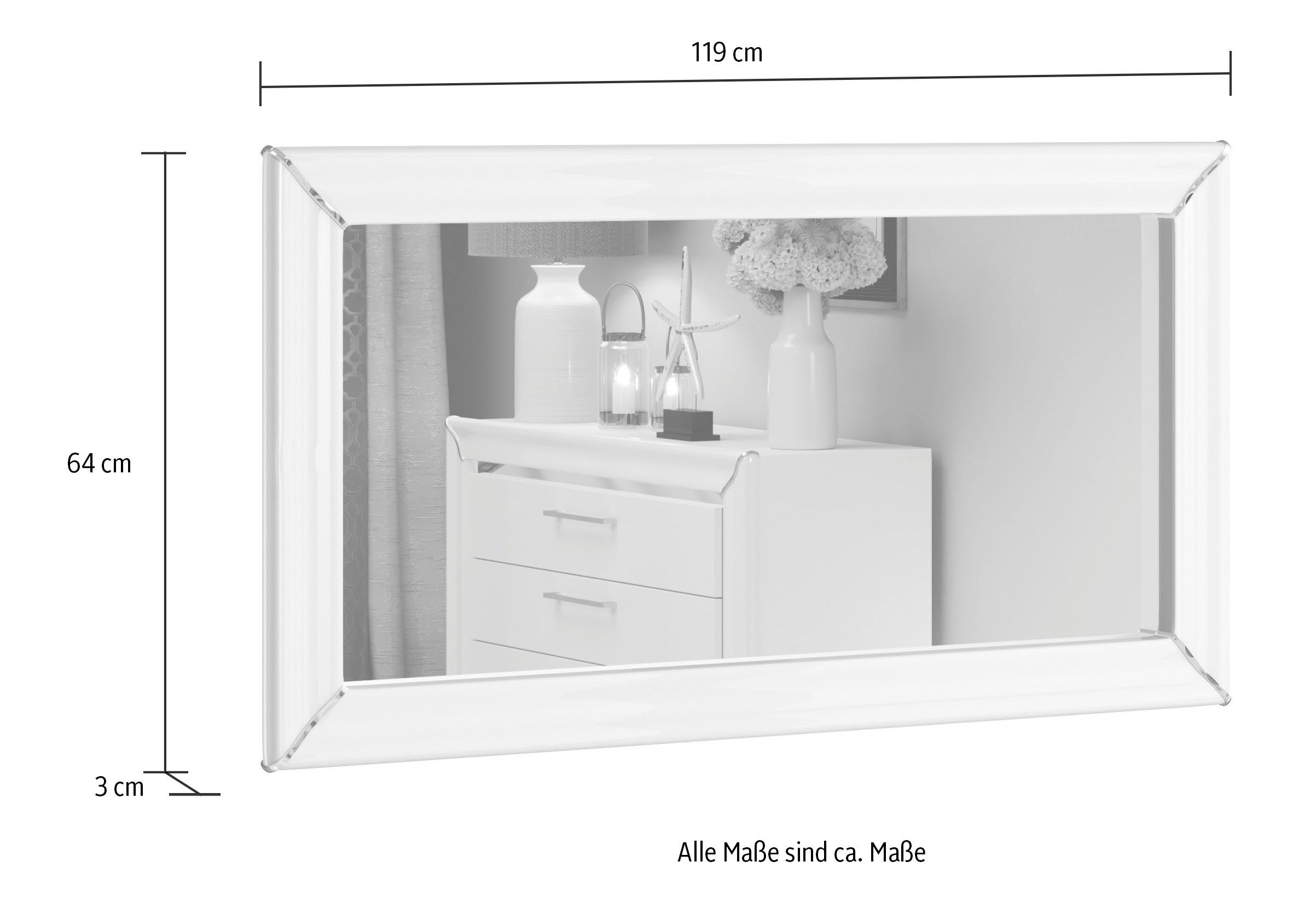 Leonique Schlafzimmer-Set Arno, (2-St), Konsole und Spiegel