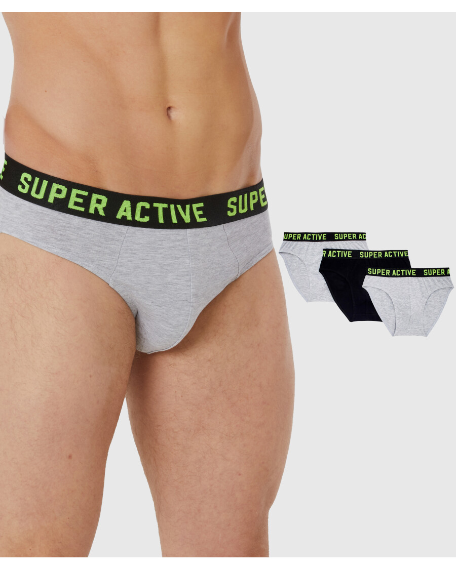 Slips mit Schriftzug