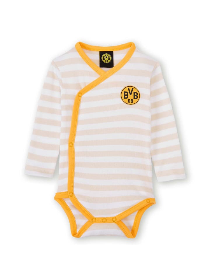 BVB BVB Babybody mit Logo 2er Set in gelb, weiß günstig kaufen