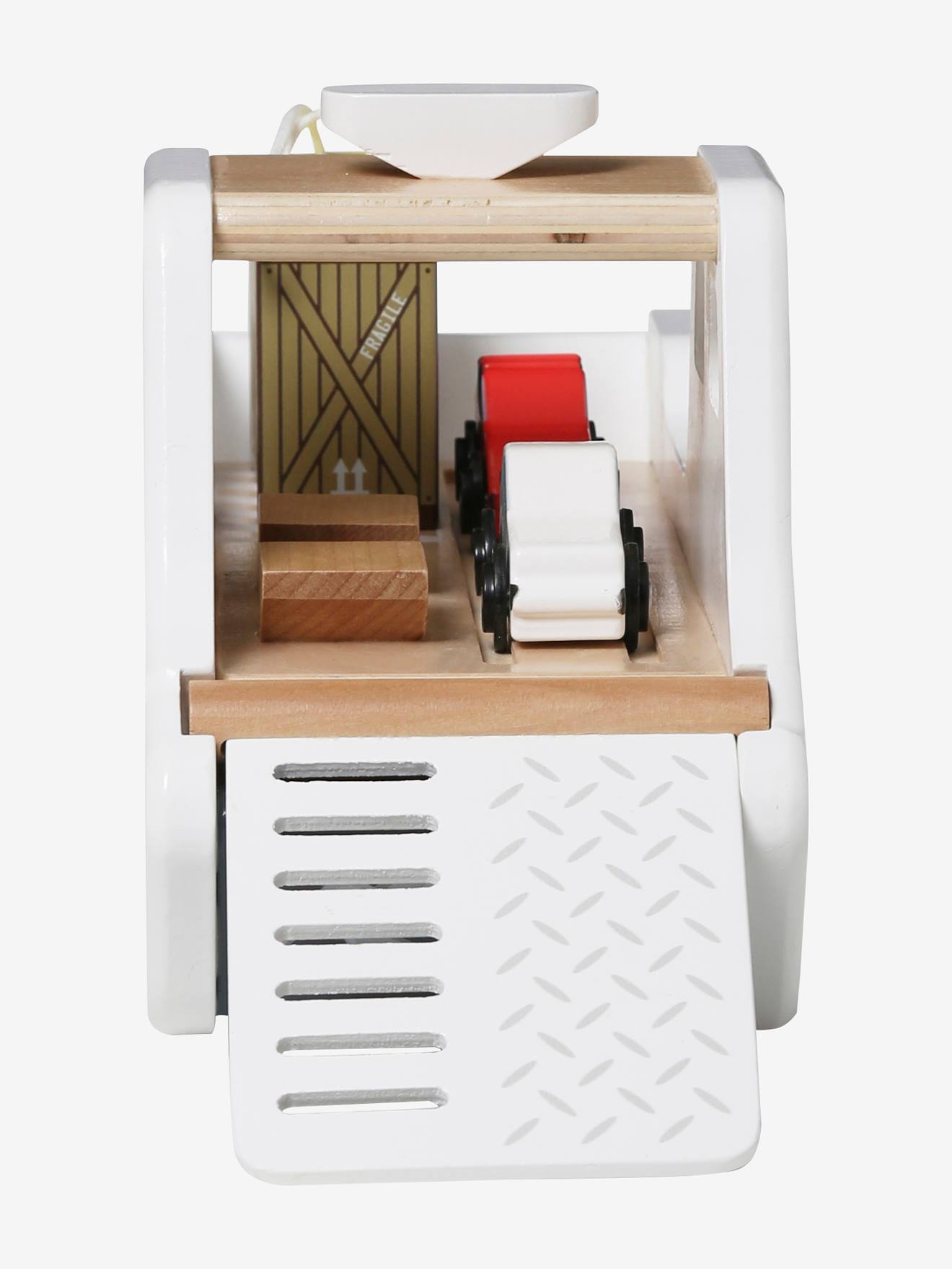Vertbaudet Baby Containerschiff aus Holz FSC - mehrfarbig