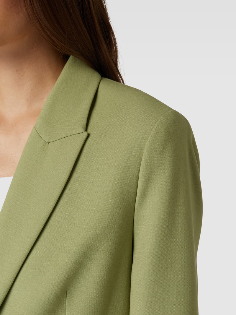 Blazer mit Reverskragen in hellgrün
