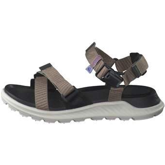Ecco Exowrap W 3S Tex Sandale in beige