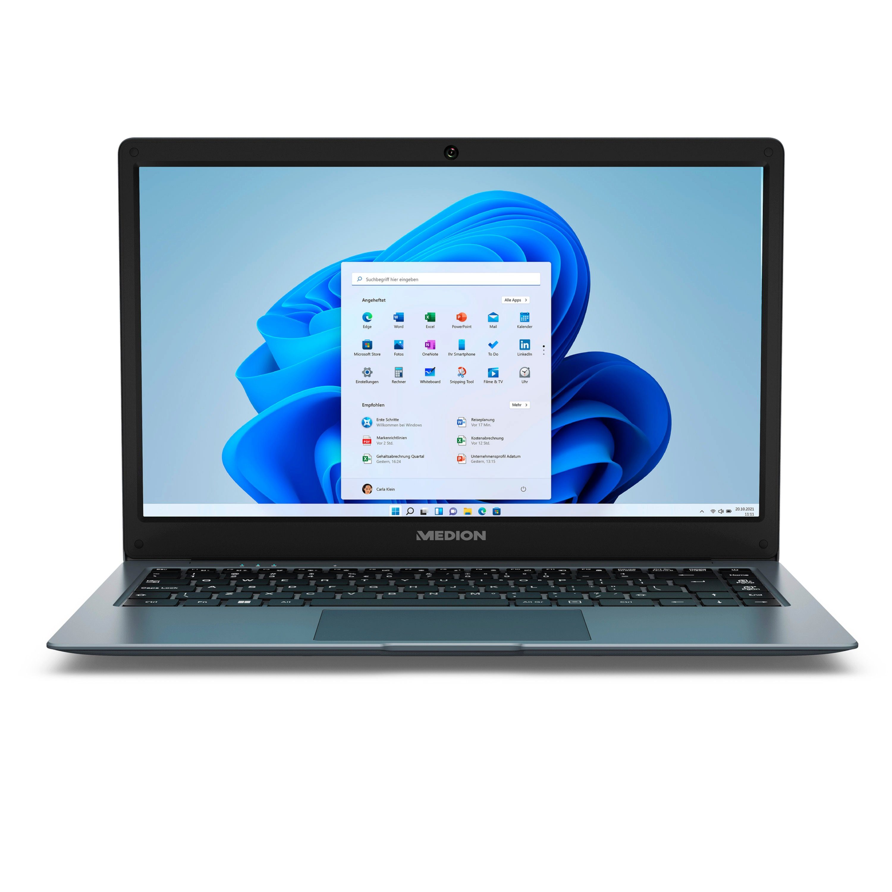 Medion® E14223 Notebook (35.5 cm/14 Zoll, Intel Celeron N4120, Intel® UHD, 128 GB SSD, Full-HD Display, 4GB, Windows 11, MD62560)