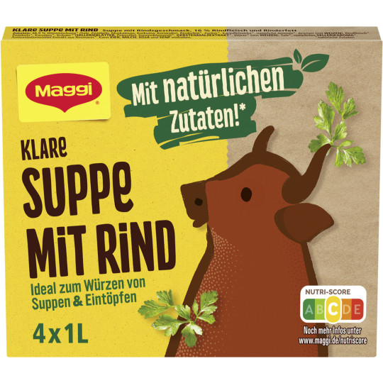 Maggi Klare Suppe mit Rind für 4L 80G