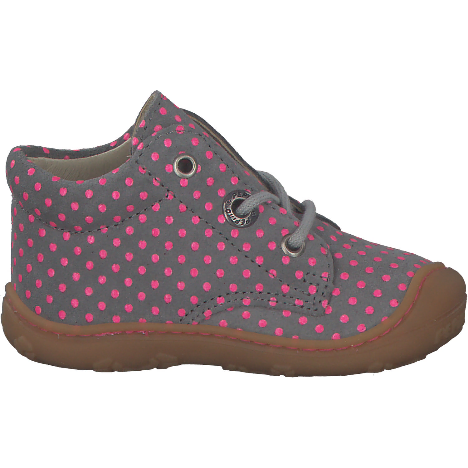 Ricosta Dots 1200502, Lauflernschuhe, Kinder, Grau