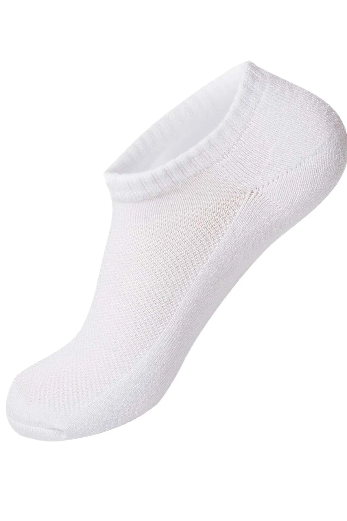SOYTEMİZ  Unisex-Sneaker-Sportsocken aus weißer Baumwolle, 8 Paar