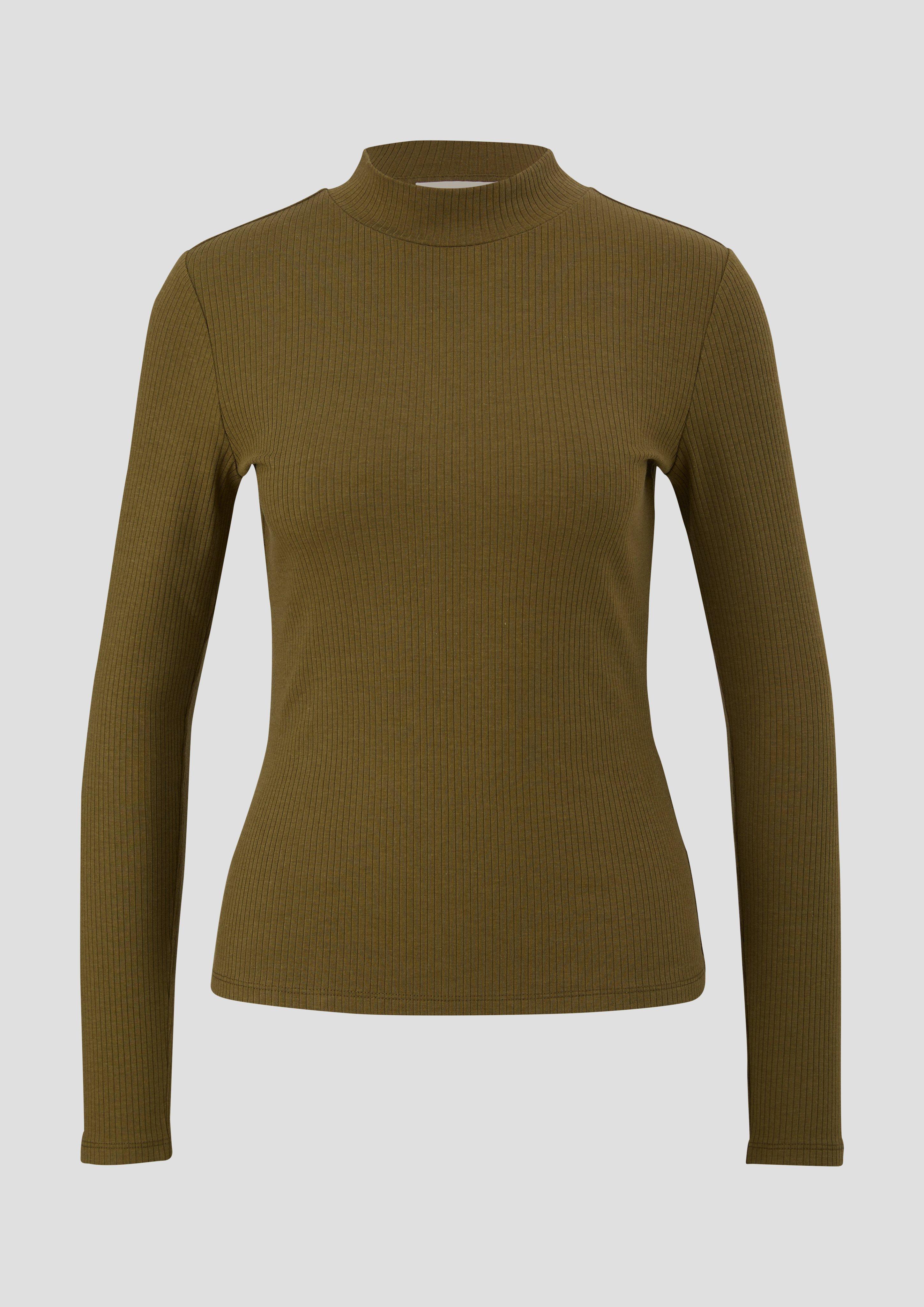 Langarmshirt mit Rippstruktur  2141823-7946