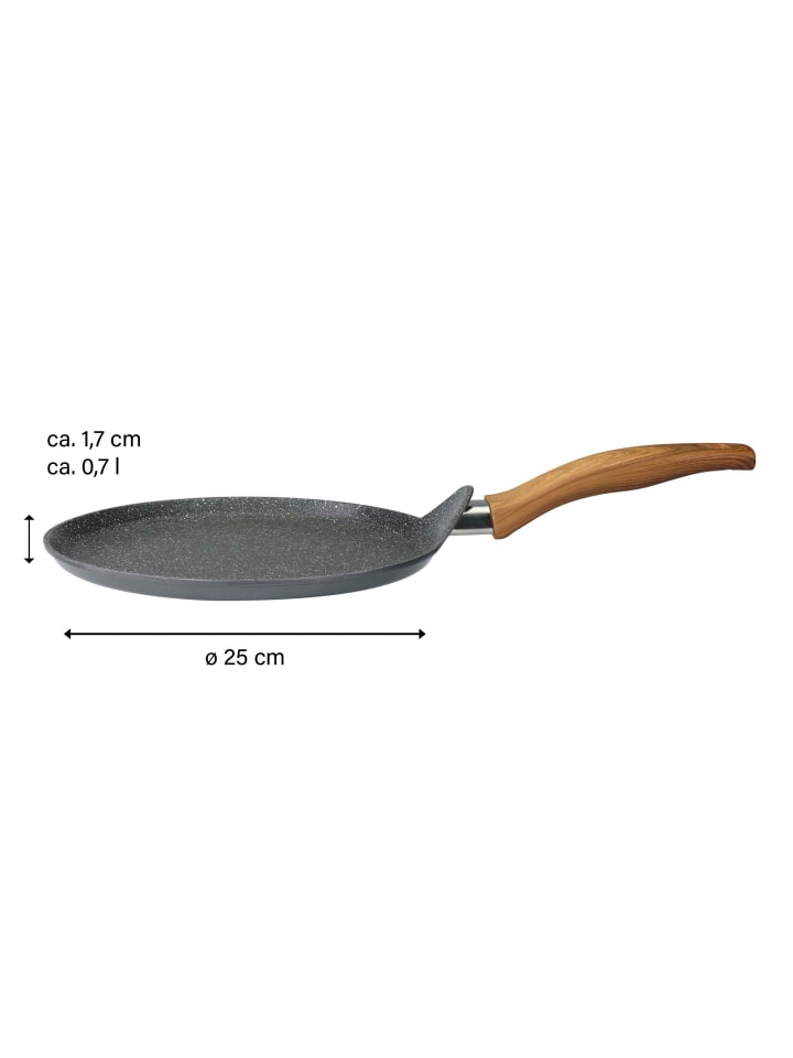 Stoneline Crepe Pfanne 25 cm in Anthrazit günstig kaufen Ø 25 cm