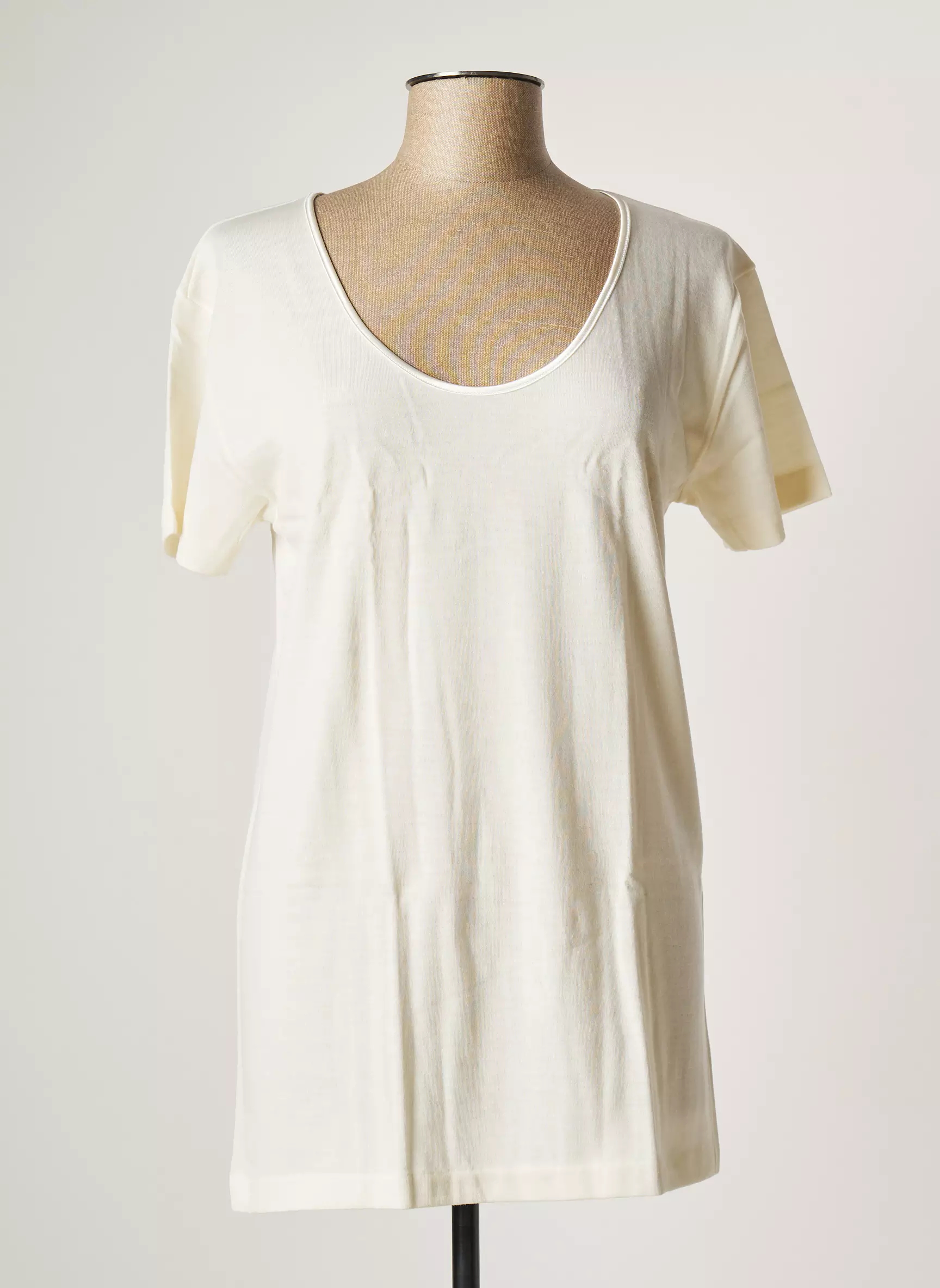 Ghiro Tshirts Femme couleur beige