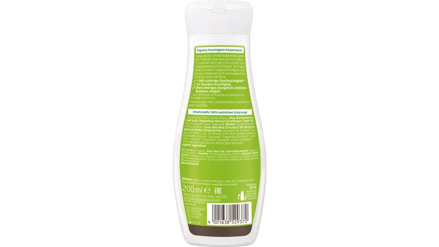 WELEDA CITRUS Express-Feuchtigkeit Körperlotion 200 ml