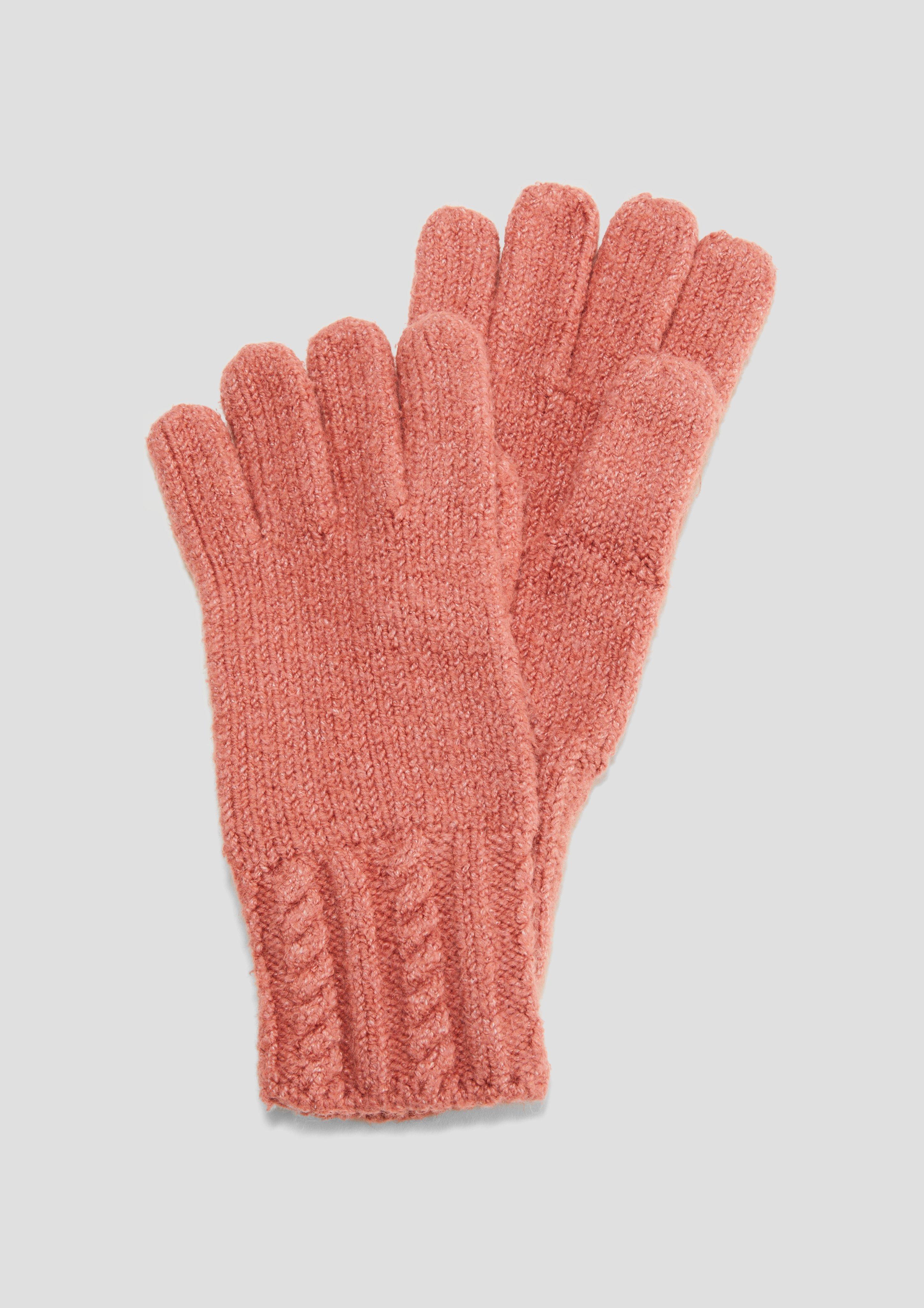 Strickhandschuhe aus Baumwollmix  2134302-2074