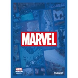 Gamegenic - Marvel Champions Art Sleeves - Marvel Blue (50 + 1)