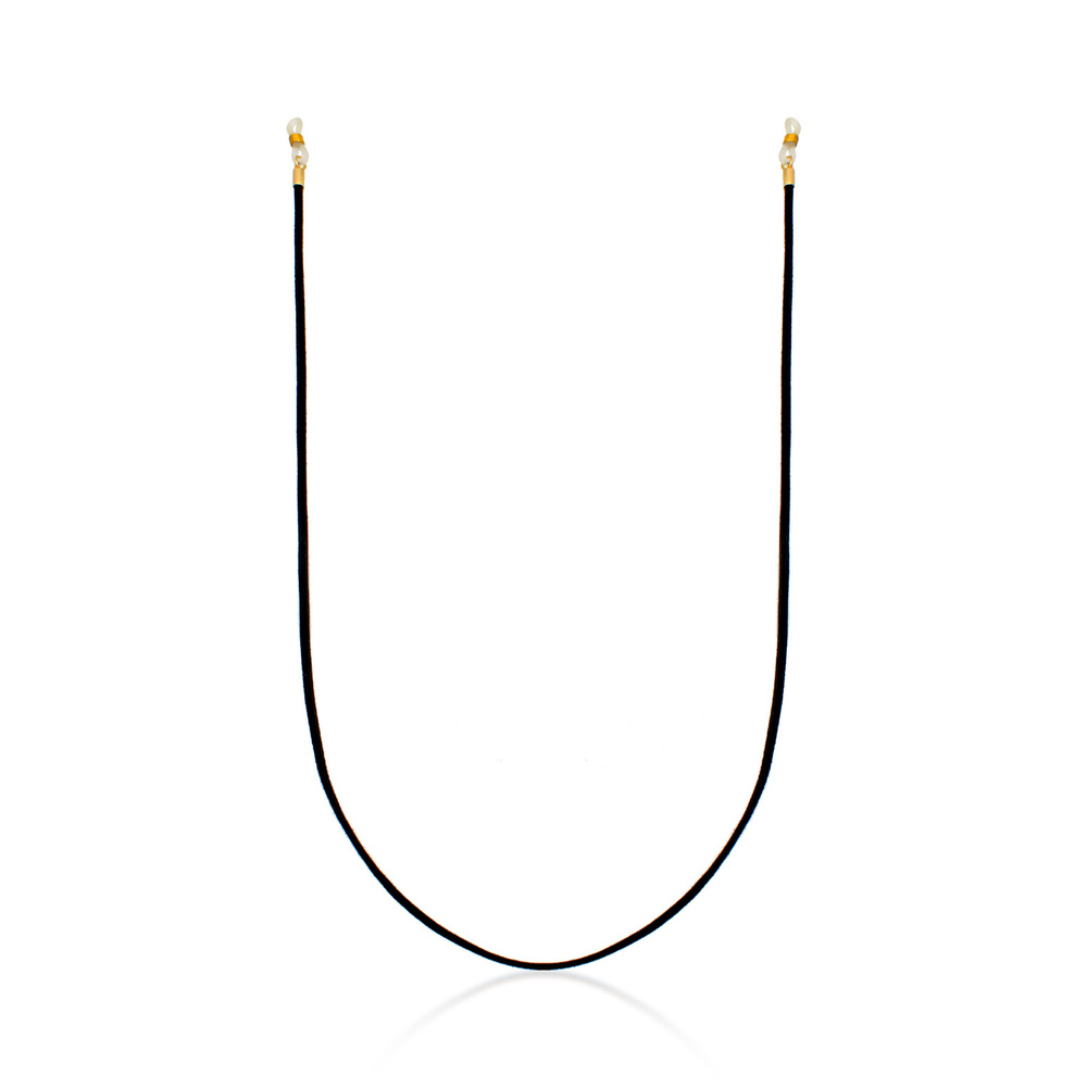 Elli Elli Accessoires de Bijouterie Femmes Collier à lunettes Basic avec cuir synth. e Bijoux