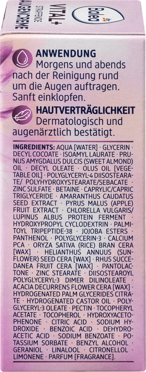 Augencreme Vital+ straffend, 15 ml