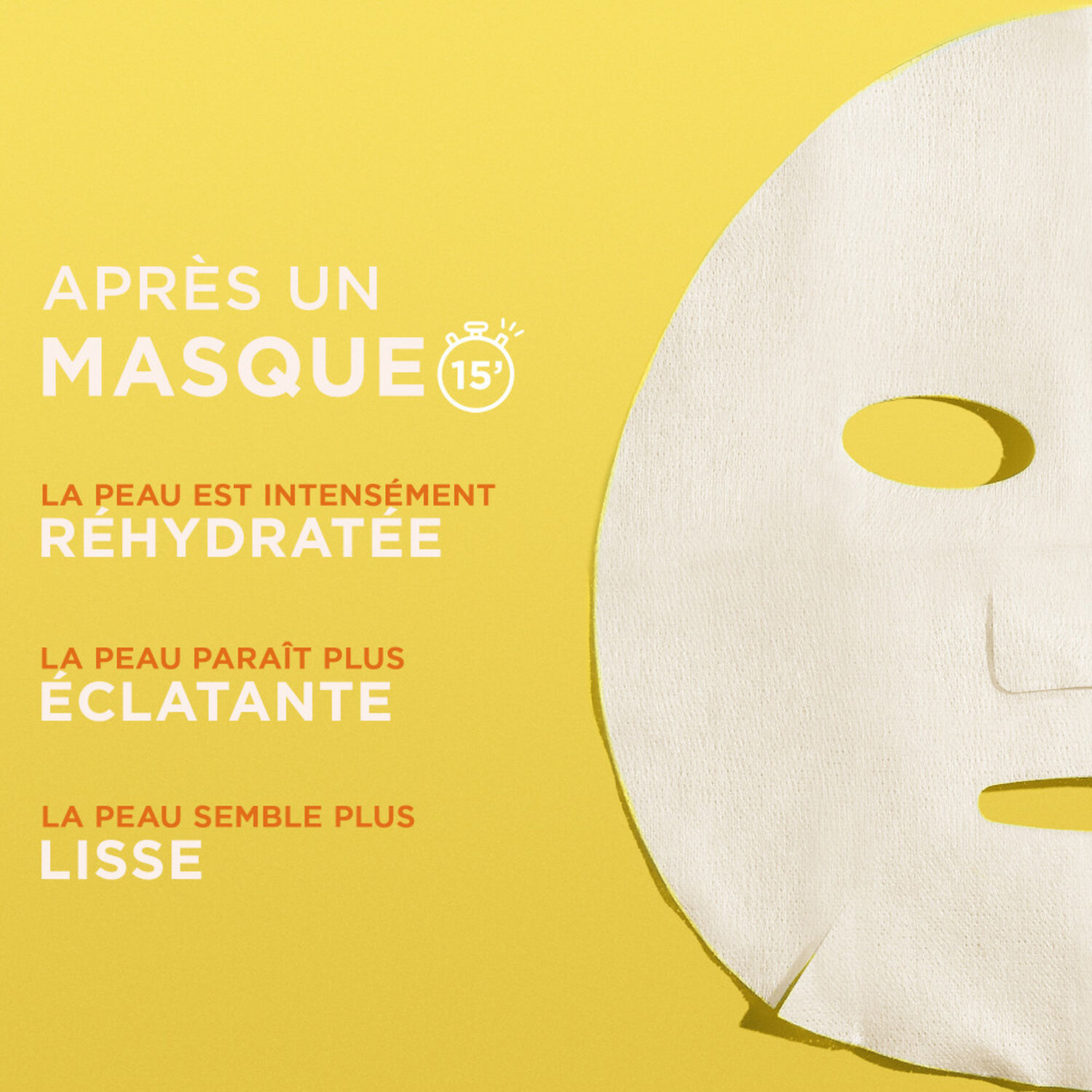Garnier SkinActive Masque Tissu Vitamine C Booster d'éclat