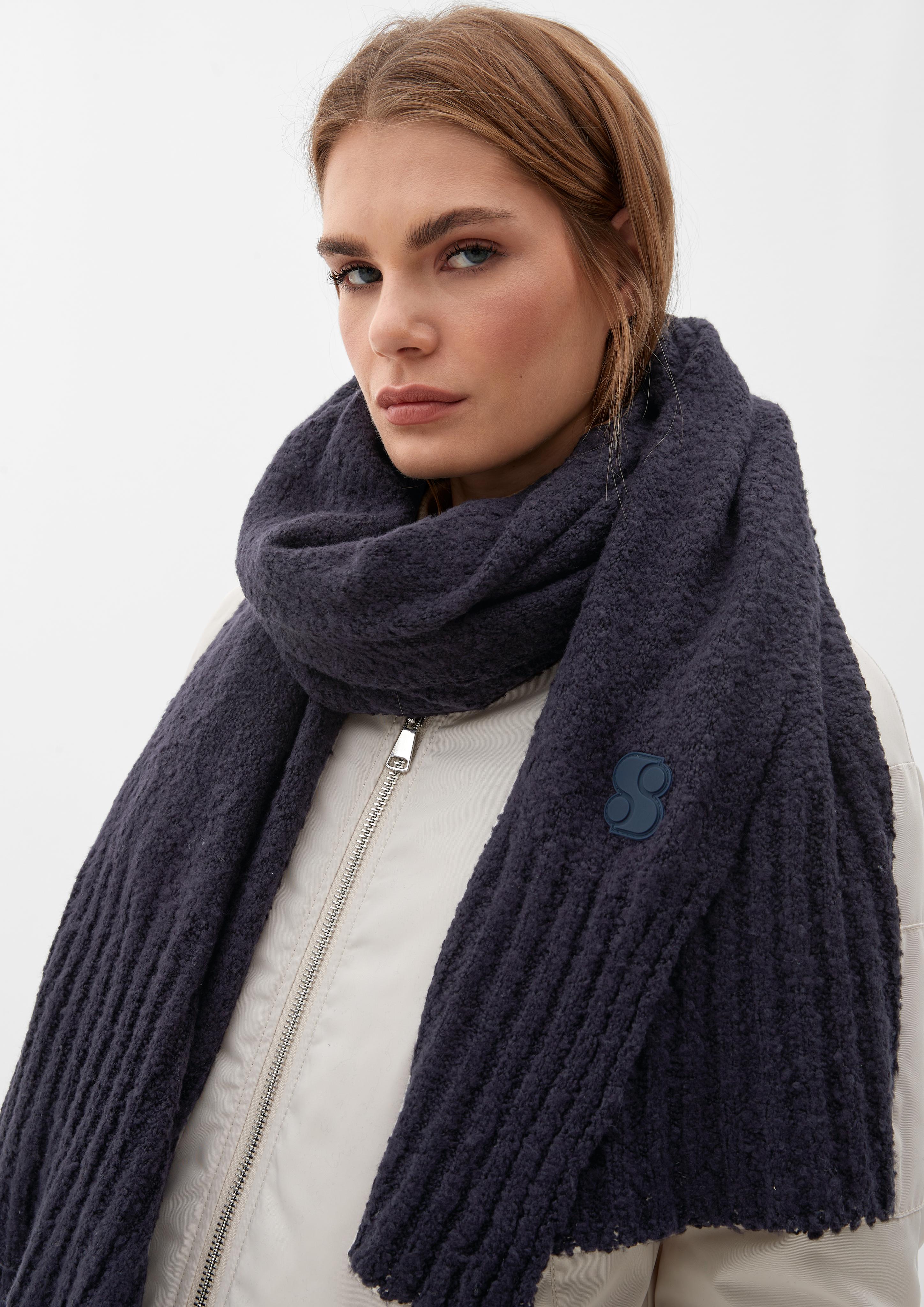 Strickschal aus Baumwollmix  2120565-59X2