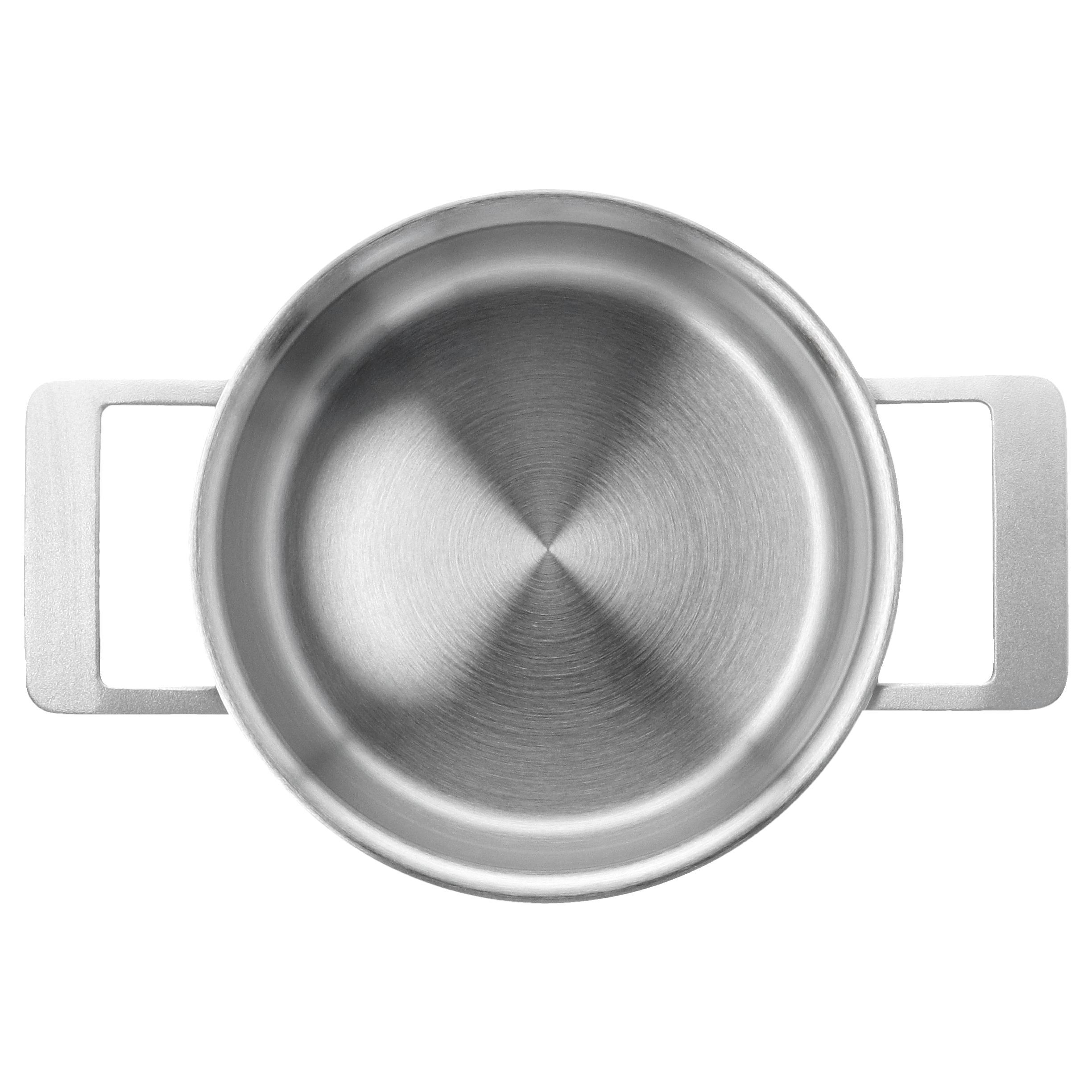 Bratentopf mit Deckel 18 cm, 18/10 Edelstahl