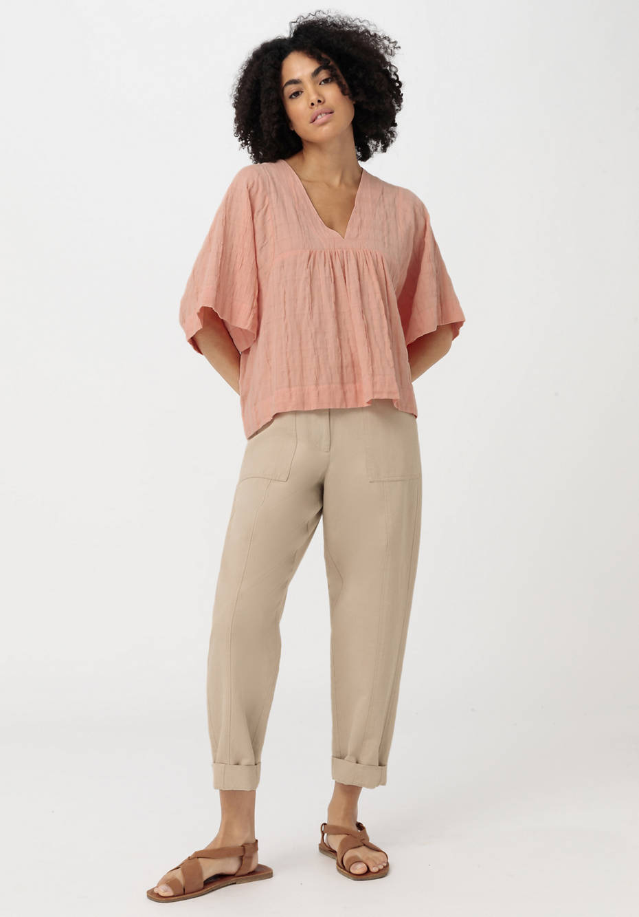 Bluse aus reiner Bio-Baumwolle