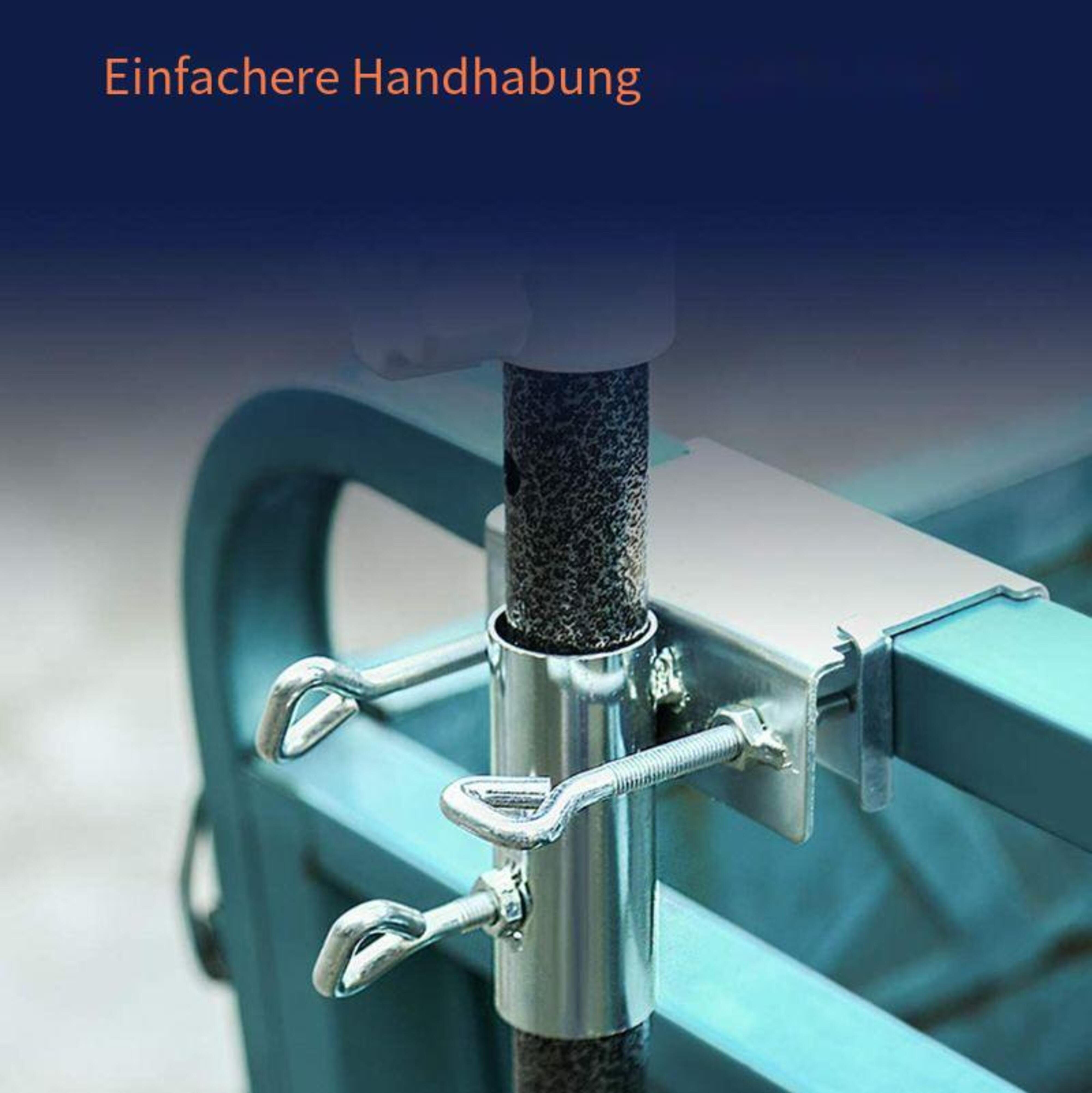 Einemgeld Schirmhalter Sonnenschirm Balkonklemme Schirmständer für Balkonschirmhalter