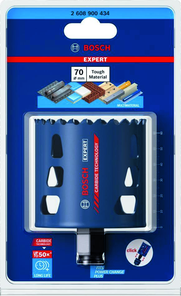 „Bosch Blue Accessories 2608900434 Expert Tough Material“ skylių pjūklas 70 x 60 mm