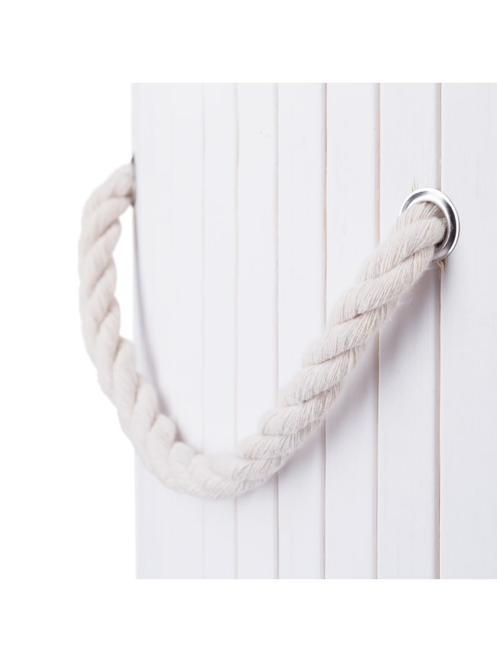 relaxdays 2x Wäschekorb in Braun/ Weiß - Je 80 l günstig kaufen onesize