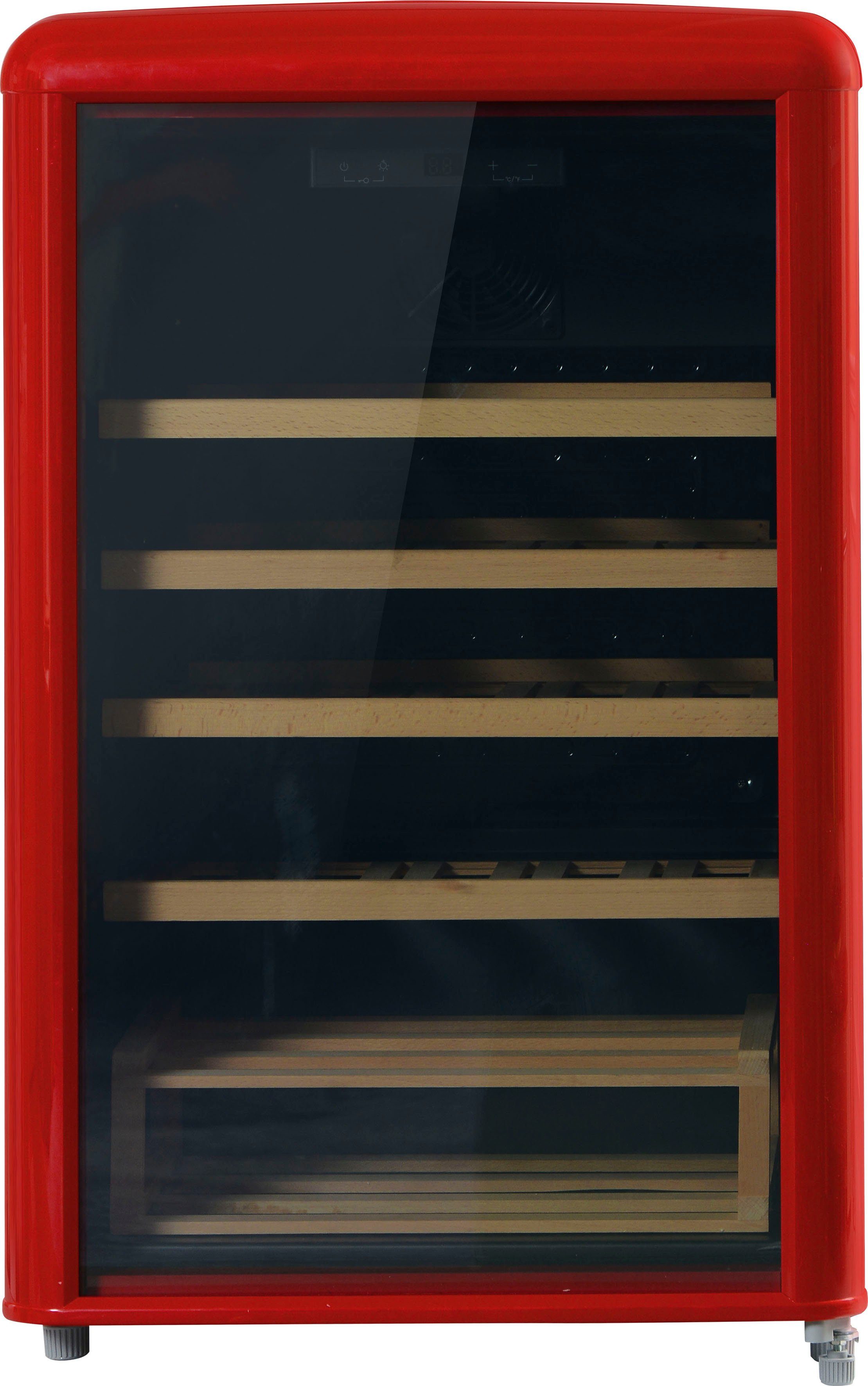 Amica Weinkühlschrank WKR 341 920 R, für 30 Standardflaschen á 0,75l