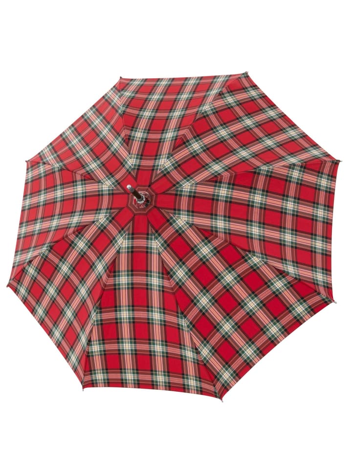doppler Manufaktur Zürs Rustika Stockschirm 91 cm in karo günstig kaufen onesize