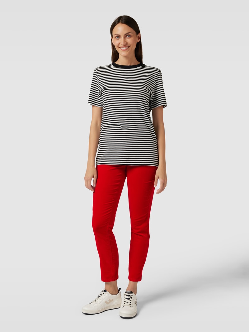 Slim Fit Jeans im 5-Pocket-Design Modell 'PIPER' in rot